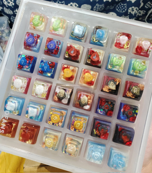 FXIV Resin Jobstone Keycap